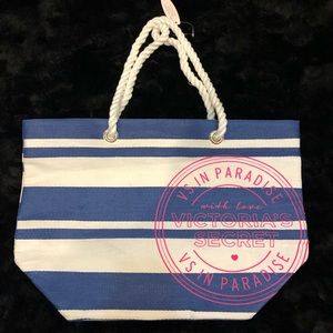 Victoria’s Secret In Paradise Beach Tote Bag Straw
